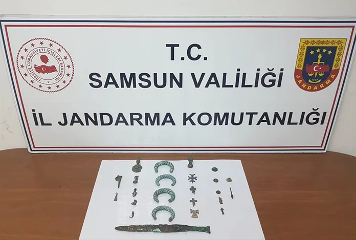 Samsun’da tarihi eser kaçakçılığı: 2 şüpheli gözaltında