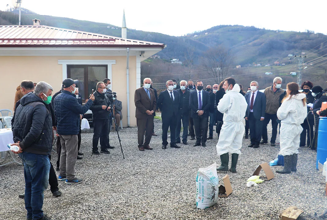 Atakum’da çiftçilere uygulamalı eğitim