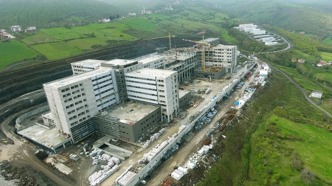 Samsun Şehir Hastanesi’nde sona doğru