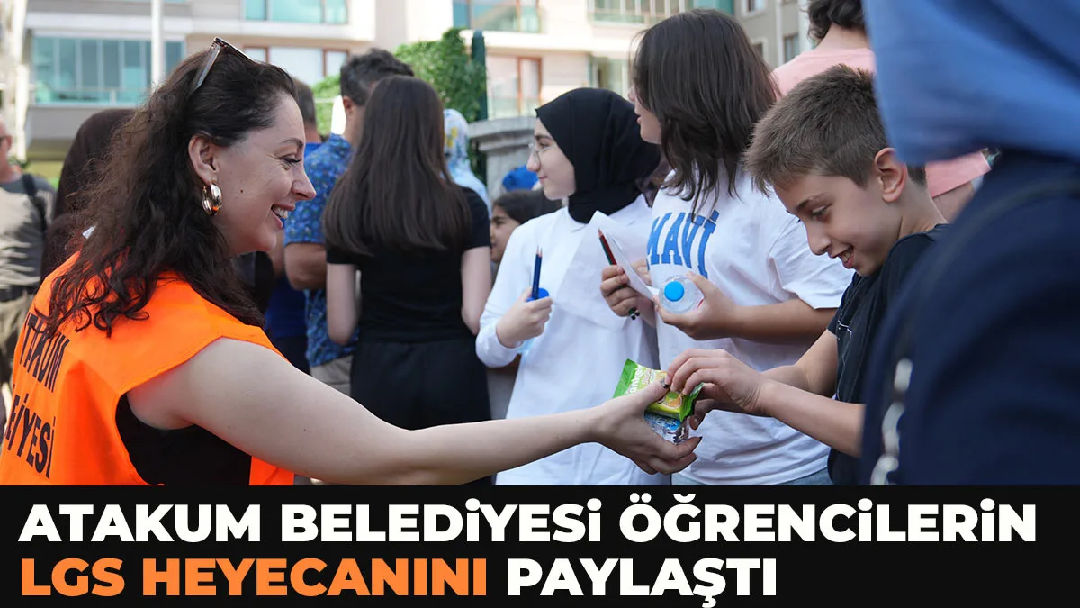 Atakum Belediyesi öğrencilerin LGS heyecanını paylaştı