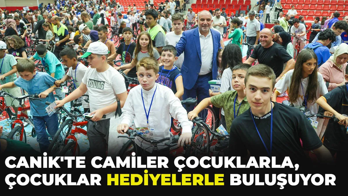 Canik’te Camiler Çocuklarla, Çocuklar Hediyelerle Buluşuyor!
