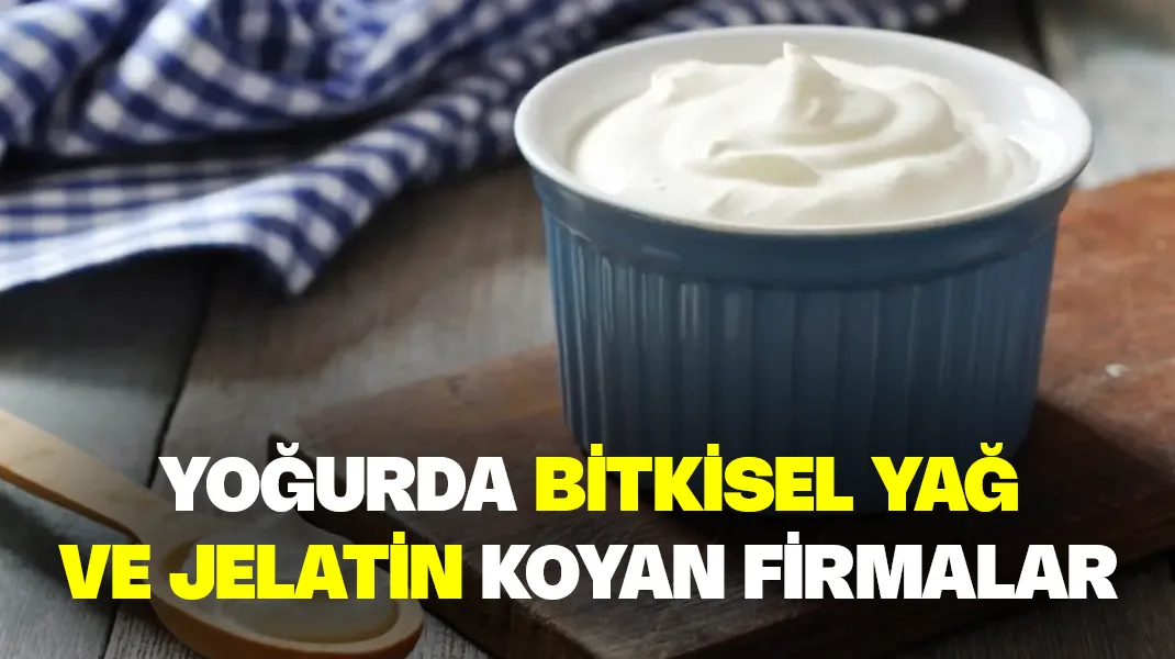 Yoğurda bitkisel yağ ve jelatin koyan firmalar