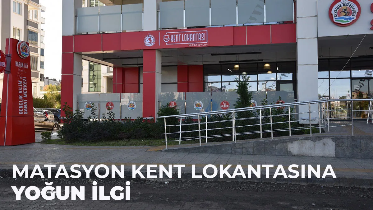 Başkan Türkel’in Atakum’a kazandırdığı Matasyon Kent Lokantasına yoğun ilgi 
