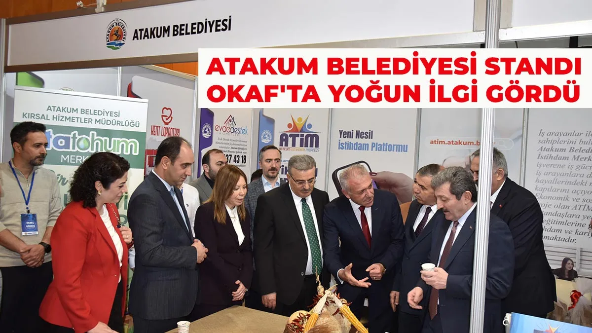 Atakum Belediyesi standı OKAF’ta yoğun ilgi gördü