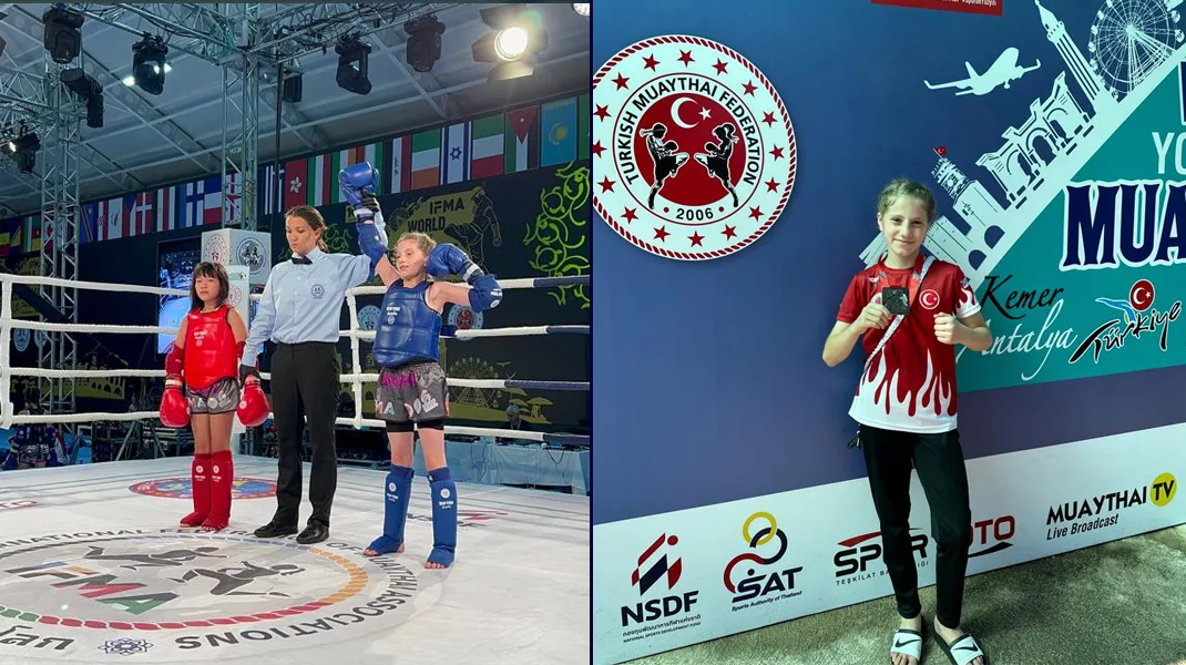 Canik ve İlkadım Belediyesi sporcuları, Muaythai Dünya Şampiyonası’na damga vurdu