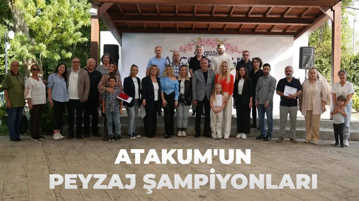 Atakum’un peyzaj şampiyonları ödüllerine kavuştu