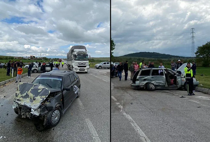 Trafik kazasında 6 kişi yaralandı