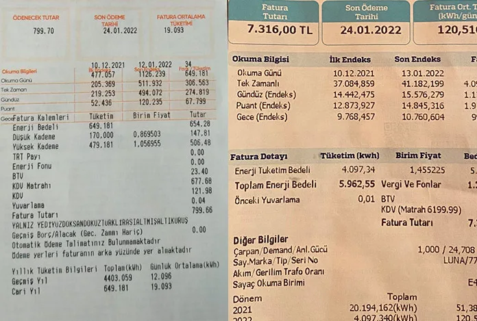 Zamlı faturalar geldi, isyan başladı