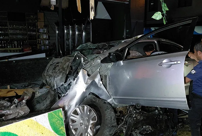 25 metre takla atan araçtan sağ çıkan olmadı