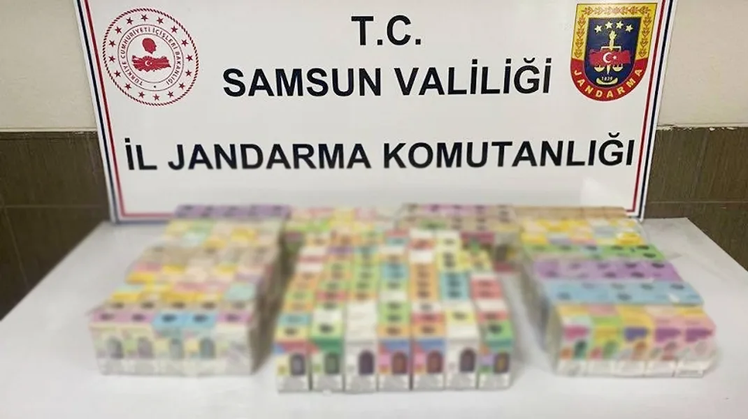 Samsun’da çok sayıda kaçak elektronik sigara ele geçirildi