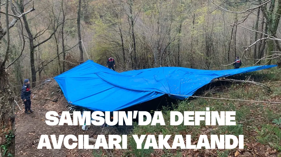 Samsun’da 10 define avcısı yakalandı
