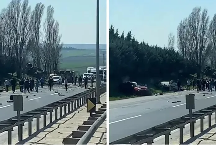 TEM Otoyolu’nda feci kaza: 6 kişi hayatını kaybetti