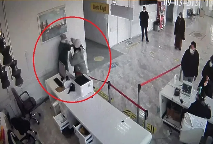 Hastanede terör estiren o kadının cezası belli oldu