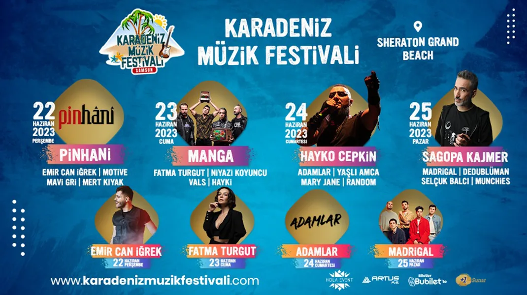 Karadeniz Müzik Festivali için geri sayım başladı