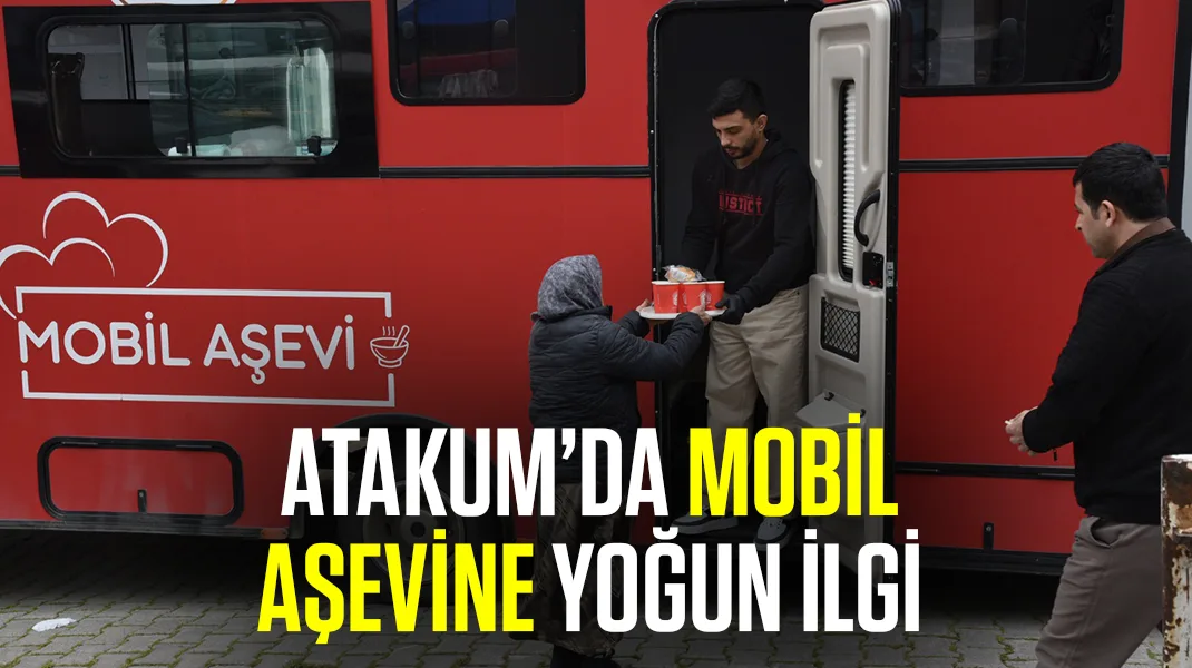 Atakum’da mobil aşevine yoğun ilgi
