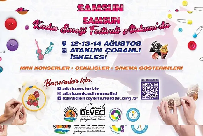 Atakum’da kadın emeği festivali