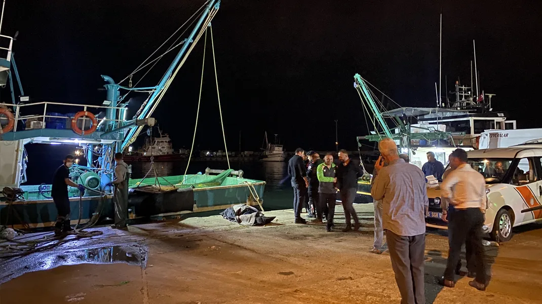 Samsun’da balıkçıların ağına ceset takıldı