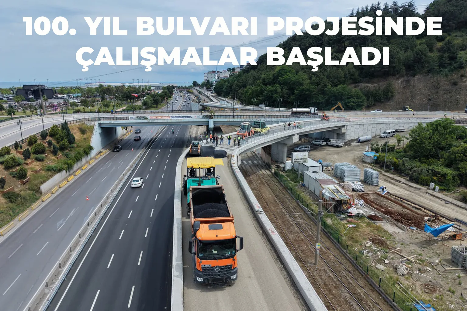 100. YIL BULVARI PROJESİNDE ÇALIŞMALAR BAŞLADI