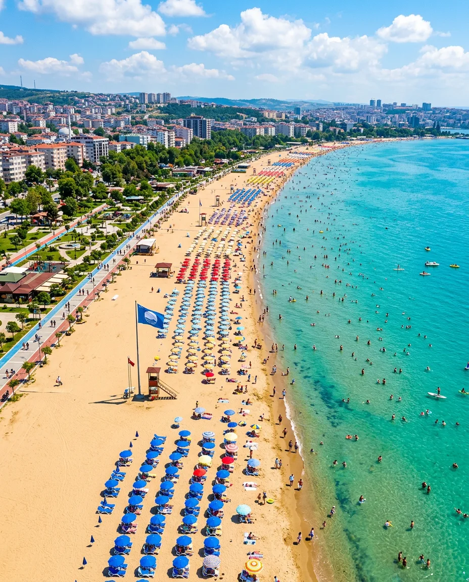 Samsun 19 Mavi Bayraklı Plajıyla Karadeniz'in Turizm Lideri