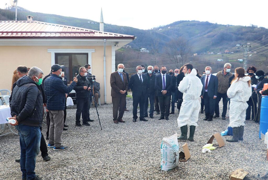 Atakum’da çiftçilere uygulamalı eğitim