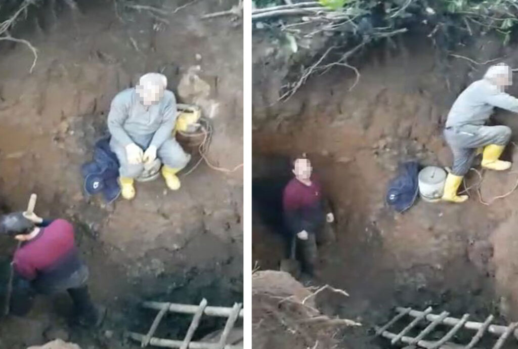 Samsun’da definecilere suçüstü