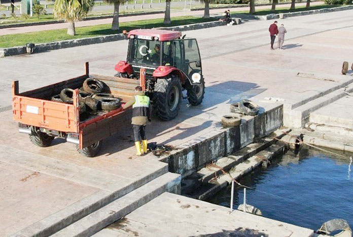 Samsun’da denizden çıkanlar şaşırttı