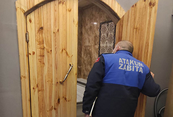 Atakum’da gizli hamam!