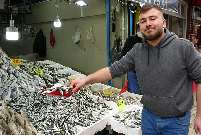 Samsun’da tezgahlarda en ucuz balık istavrit