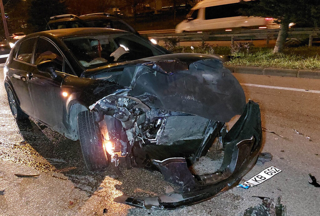İlkadım’da zincirleme trafik kazası