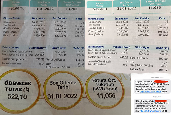 Elektrik zammı vatandaşı yaktı!
