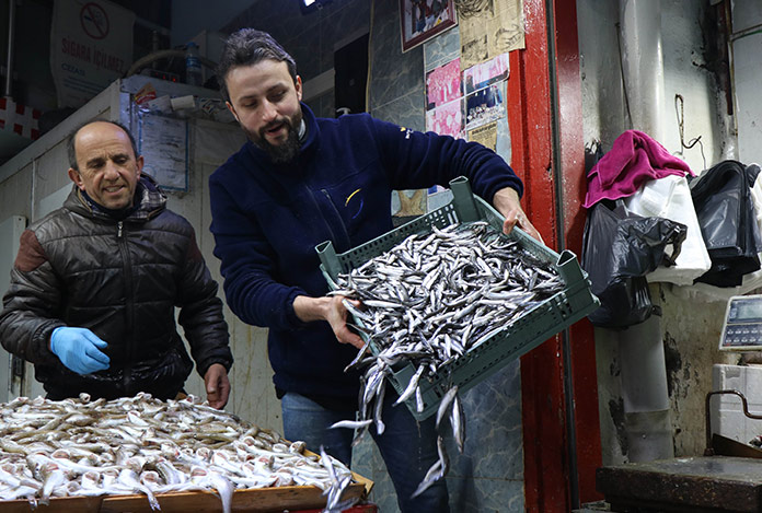 Et fiyatlarını gören balığa koştu