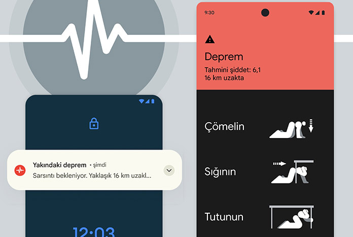 Deprem uyarısı telefona gelecek!