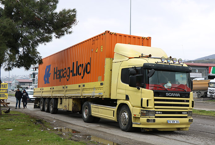 Sır dolu konteyner nakliyatı!