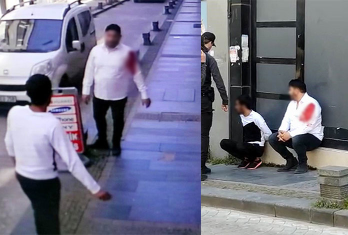 İki yabancı uyruklu gencin kavgasında kan aktı
