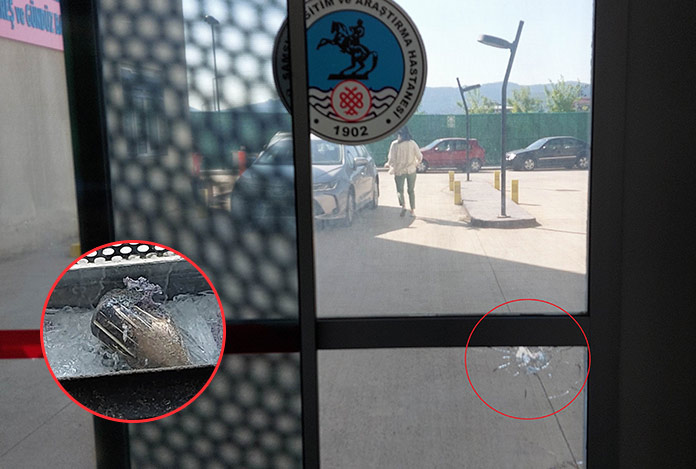 Çocuk kreşine mermi isabet etti