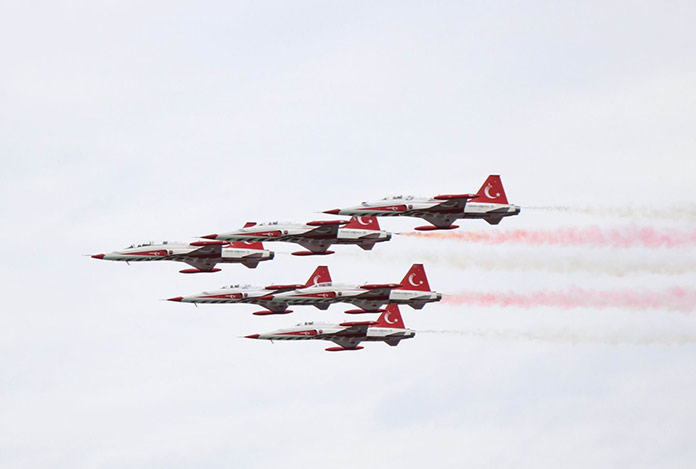 Samsun’da Solo Türk ve Türk Yıldızları gösterisi nefes kesti