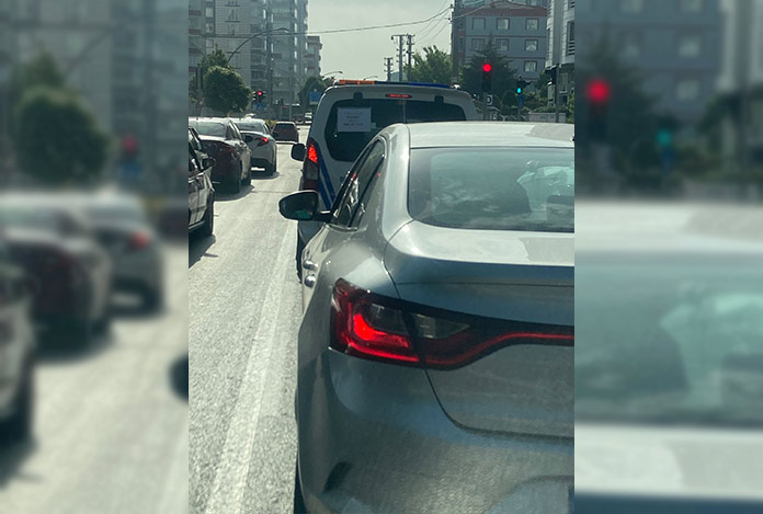 Belediyeden keyfe keder satılık zabıta aracı