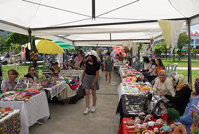 Atakum’da kadın emeği değer buluyor