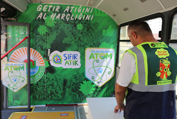 İlkadım’da atıklar nakite dönüşüyor