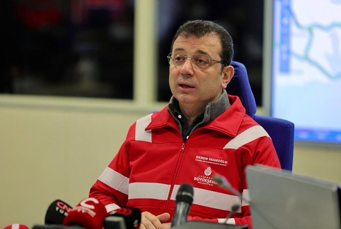 İmamoğlu İstanbulluları saat vererek uyardı