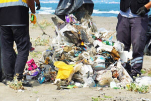 Samsun plajlarından günde 8 ton çöp toplanıyor