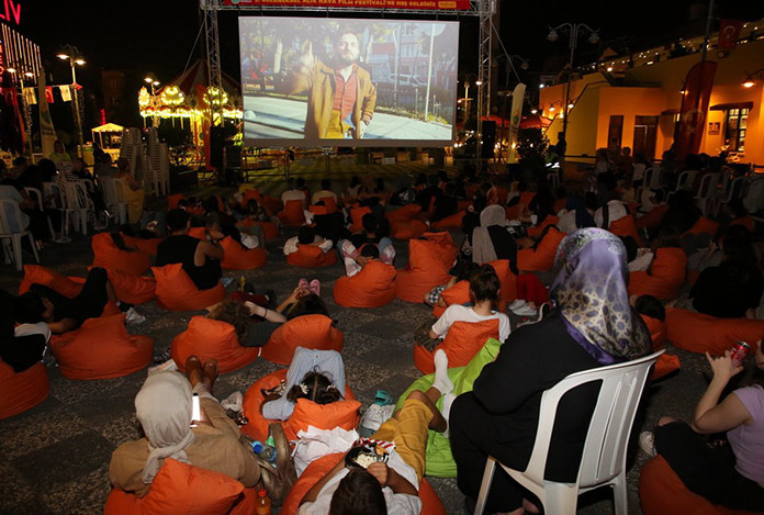 İlkadım’da açık hava sinema geceleri başladı