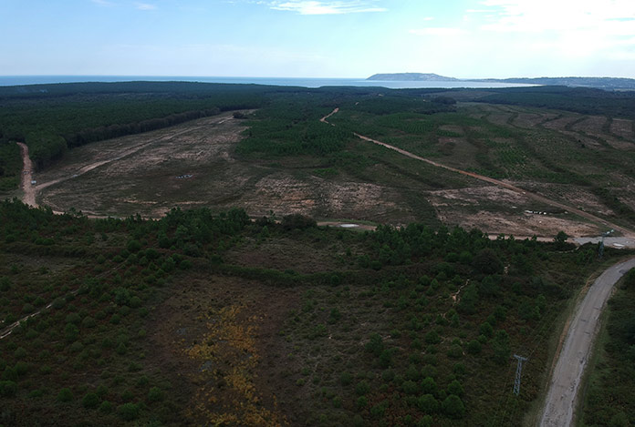Erdoğan ile Putin’in görüştüğü Sinop Nükleer Santrali alanı görüntülendi