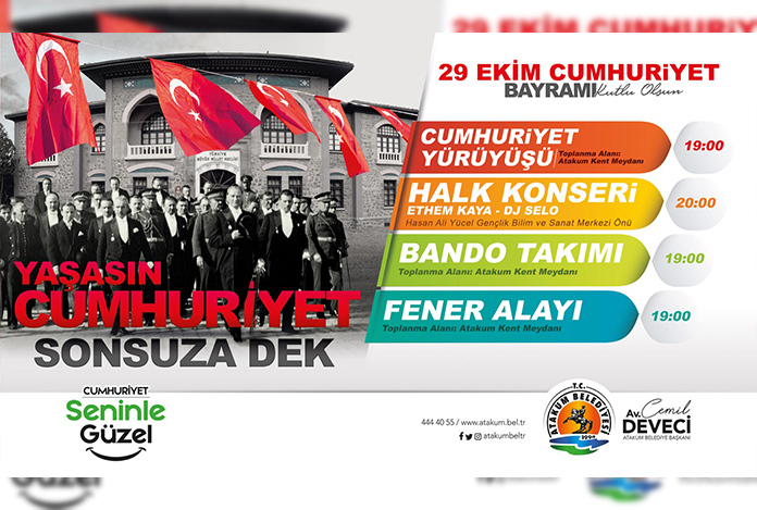 Atakum’da cumhuriyet coşkusu zirve yapacak