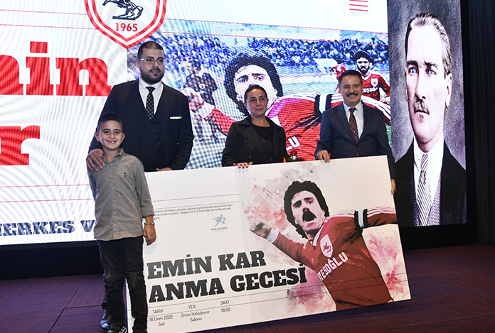 Samsunspor efsanesi Emin Kar unutulmadı