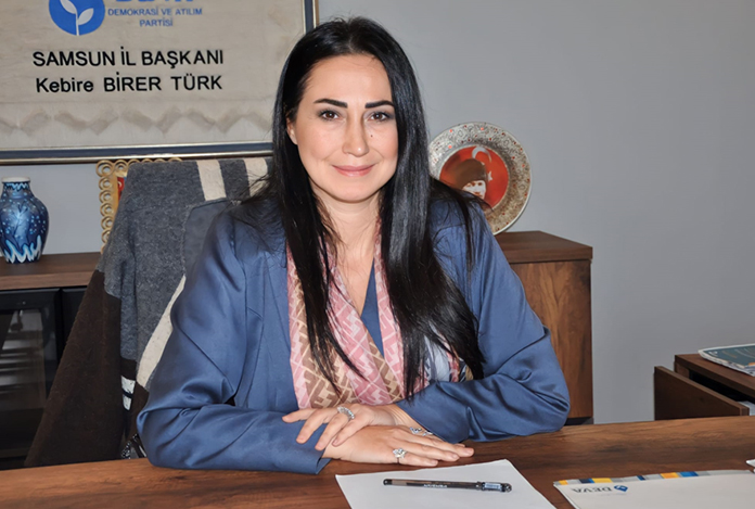 Kebire Birer Türk: “Samsun’un sorunu çok, DEVA’sı biziz”