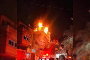 Gazze’de yangın: 21 kişi hayatını kaybetti