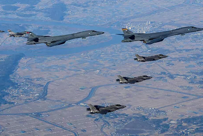 Kuzey Kore’nin füze denemelerinin ardından ABD Güney Kore’ye B-1B bombardıman jetlerini gönderdi