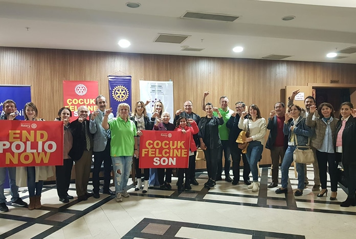 Samsun Karadeniz Rotary Kulübü çocuk felci hastalığına dikkat çekti