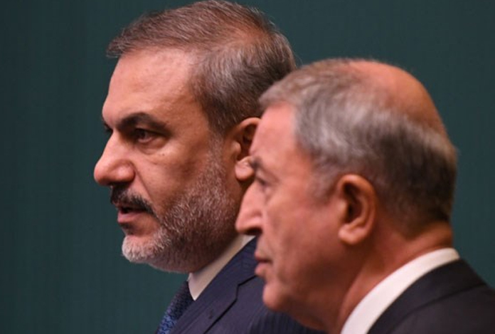 Hulusi Akar ve Hakan Fidan Moskova’da Suriye Savunma Bakanı Abbas ile görüştü